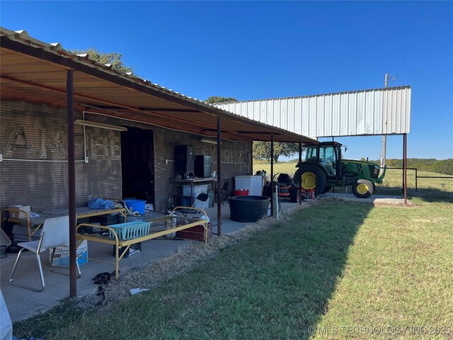 5804 Samuel Rd, Kingston, OK 73439 - view of grassy yard