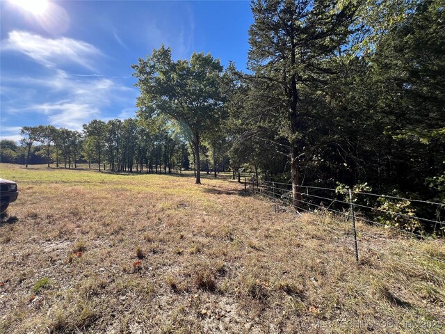 5804 Samuel Rd, Kingston, OK 73439 - view of yard featuring fence