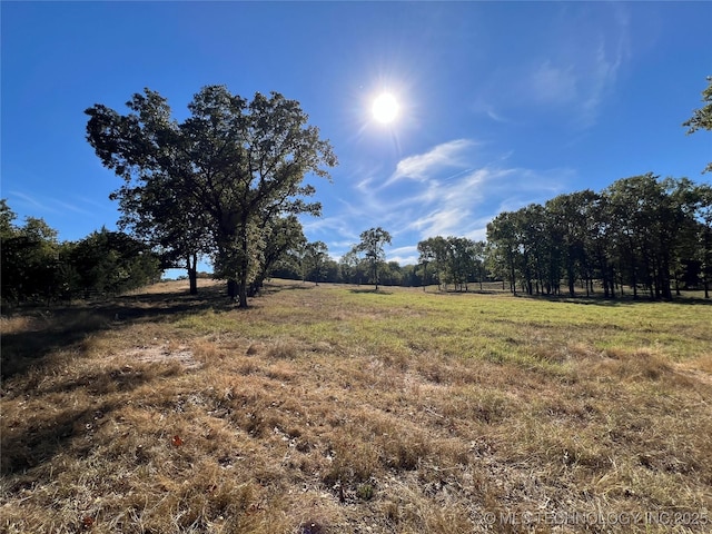 5804 Samuel Rd, Kingston, OK 73439 - view of yard featuring a rural view
