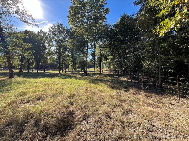 5804 Samuel Rd, Kingston, OK 73439 - view of yard with fence