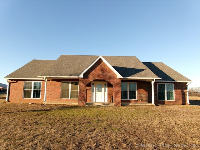 10500 W 123rd Rd, Oktaha, OK 74450 - ranch-style home featuring a front yard