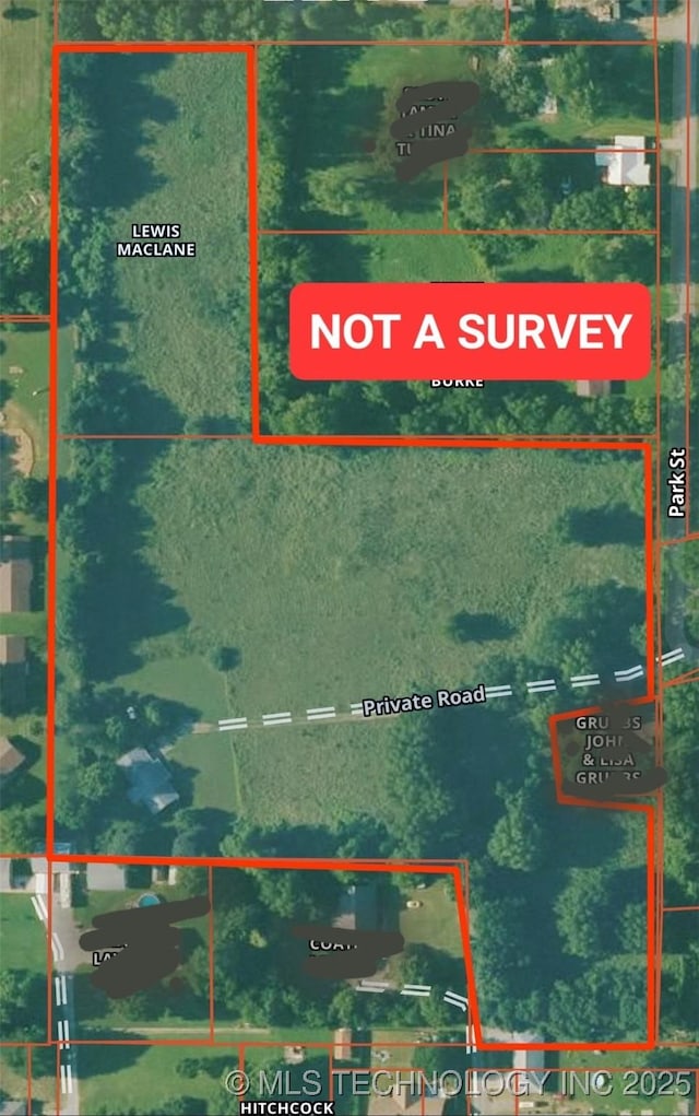 1799 W Main St, Westville, OK 74965 - map / location featuring property parcel outlined