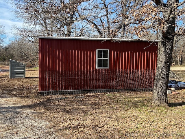 view of outbuilding