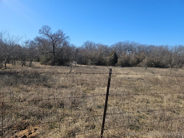 view of yard featuring a rural view