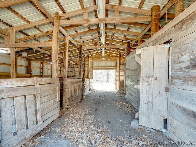 view of horse barn