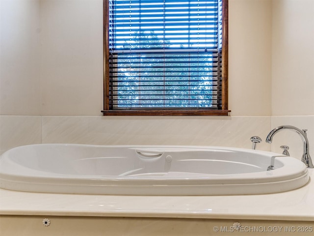 bathroom with a bathtub