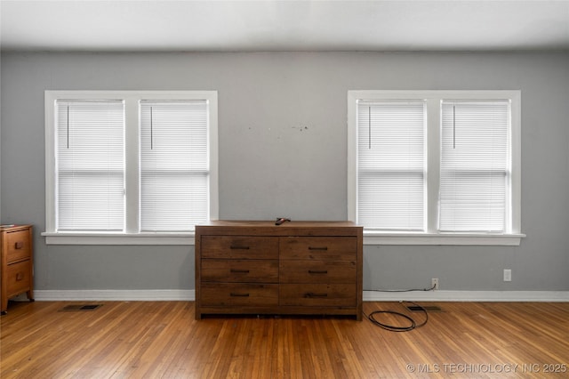 interior space featuring hardwood / wood-style floors