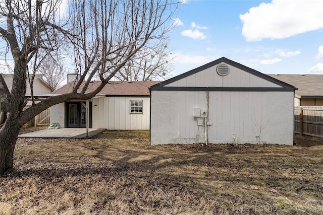 view of outbuilding