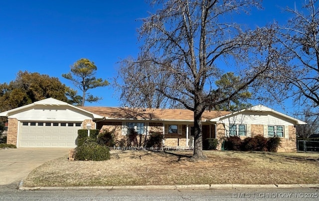 ranch-style house with a garage