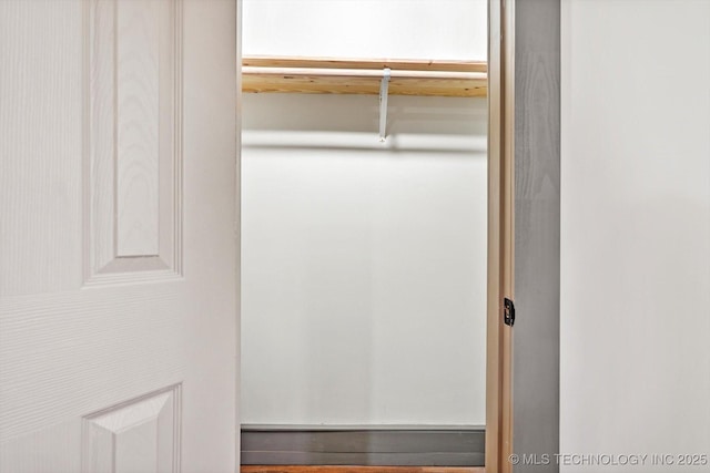 view of closet