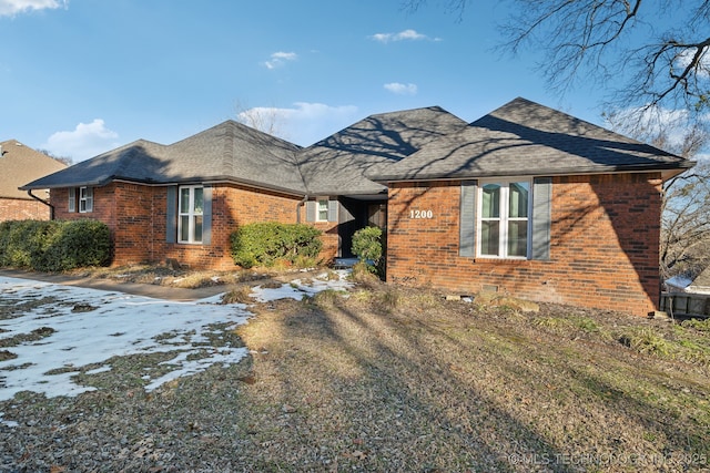 view of front of home