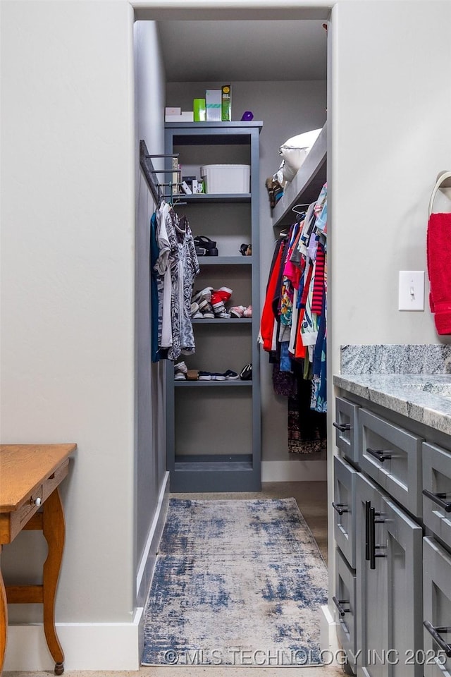 view of spacious closet