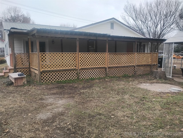 view of rear view of house