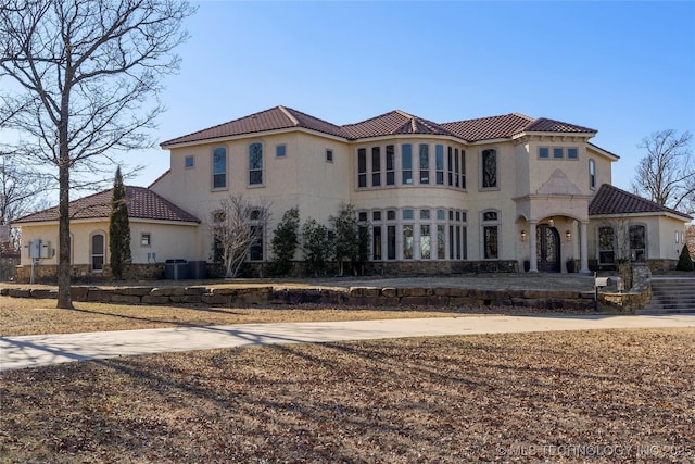 view of mediterranean / spanish house