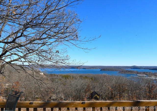 property view of water