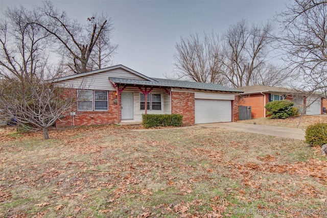 ranch-style house with a garage