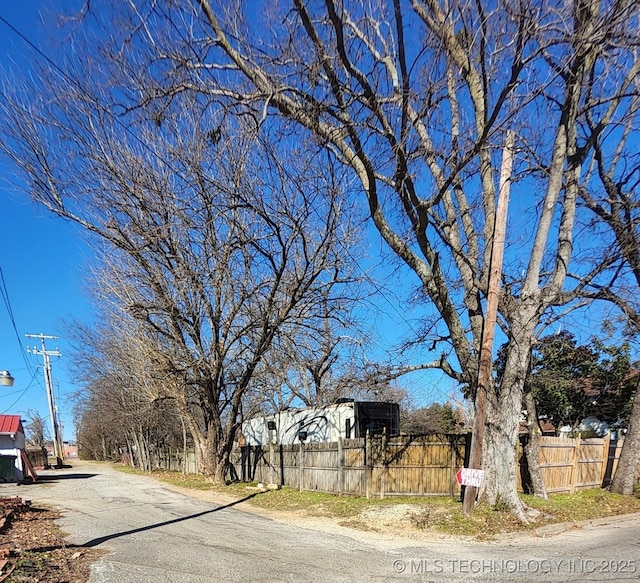 view of road