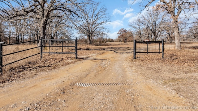 view of road