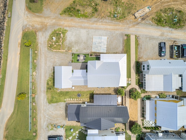 56 Center Ln N, Carlton Landing, OK 74432 - bird's eye view