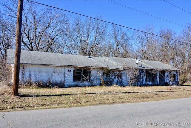 view of ranch-style home