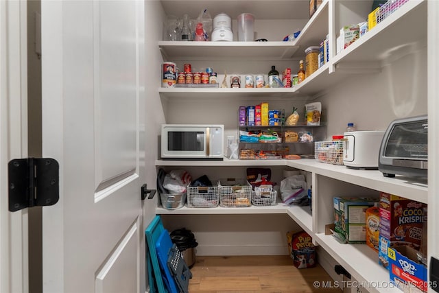 view of pantry