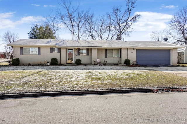 ranch-style house with a garage