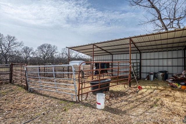 view of stable