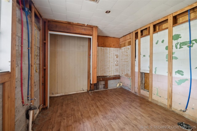 misc room featuring hardwood / wood-style flooring