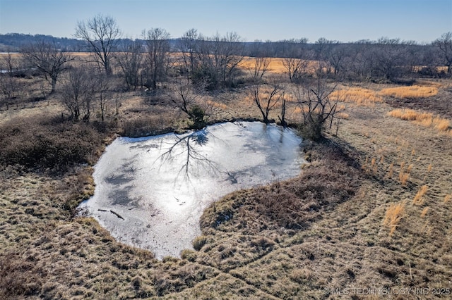 aerial view featuring a rural view