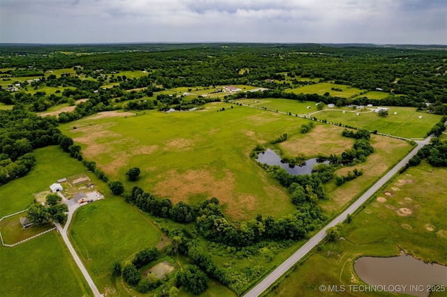 16610 S 4220th Rd, Claremore, OK 74017 - drone / aerial view of a nearby body of water