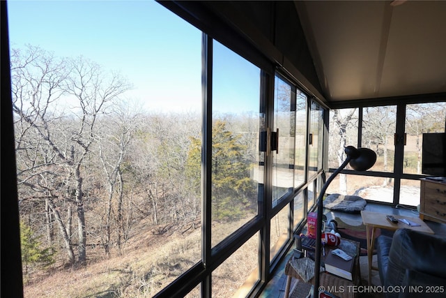 sunroom featuring a wealth of natural light