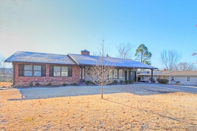 view of ranch-style house