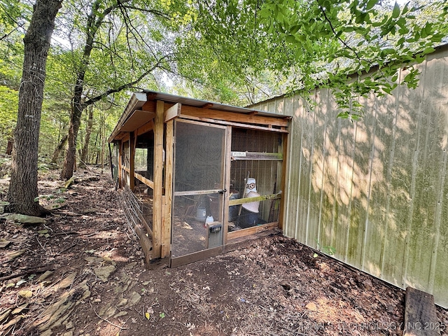 view of outbuilding