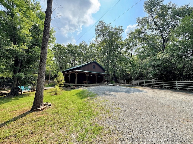 view of yard