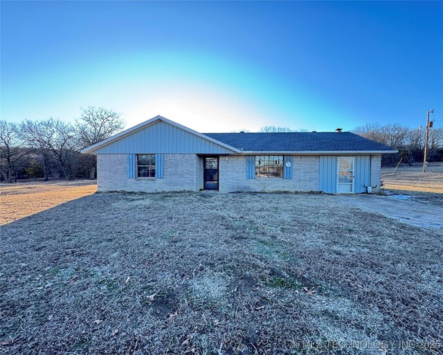 view of ranch-style house