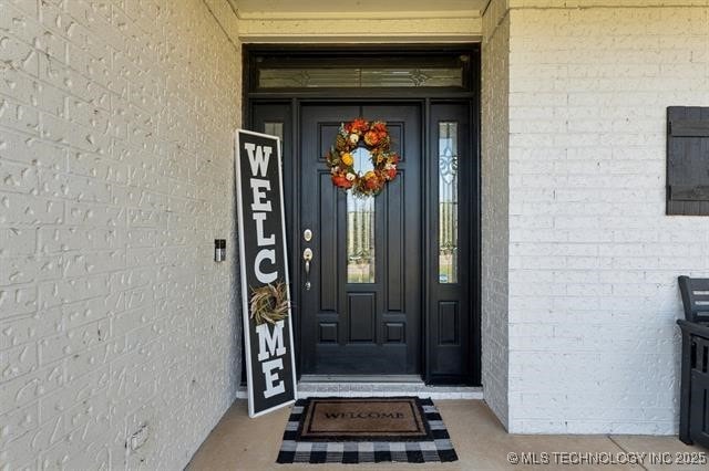 view of entrance to property