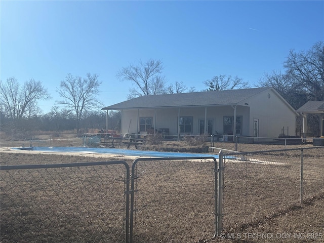 view of back of property