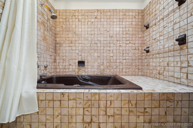 kitchen with tile counters