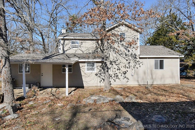 view of rear view of property