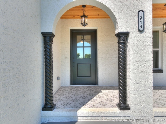 view of entrance to property