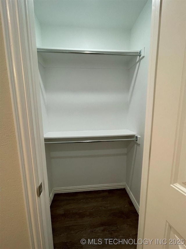 view of closet