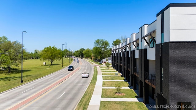 view of road