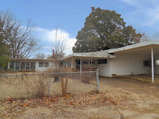 view of back of house