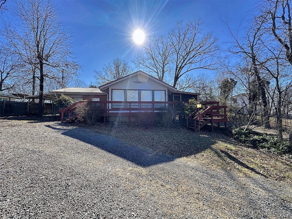 view of back of house