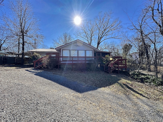 view of back of house