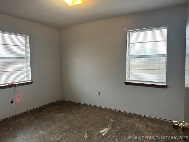 empty room with a wealth of natural light