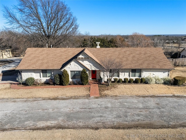 view of ranch-style home