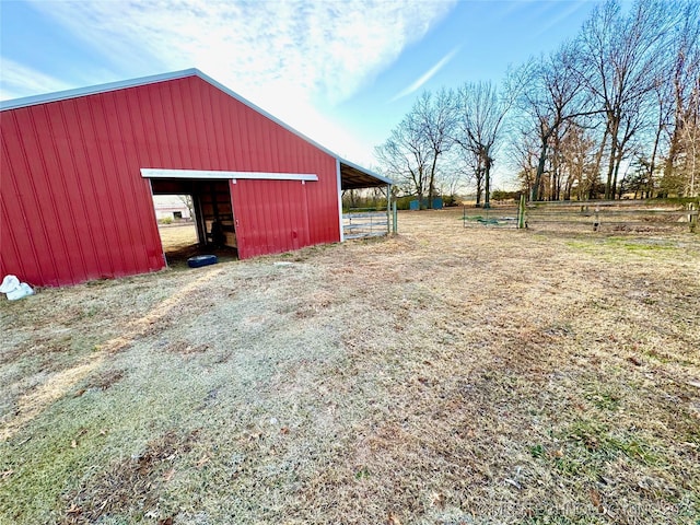 view of outdoor structure