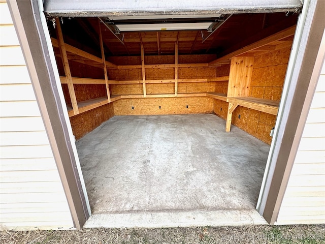 view of storage room