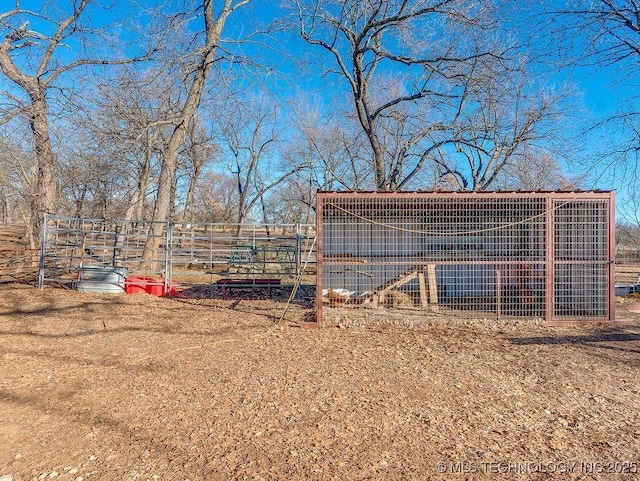 view of outdoor structure